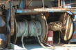 vieux cordage sur un bateau de peche vieux cordage sur un bateau de peche