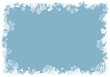 grunge snowflakes background blue