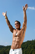 muscular male model