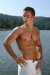 muscular male model