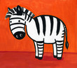 cartoon zebra