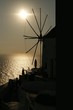 windmill in the sunset