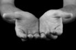 outstretched arms