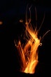 feu avec etincelles