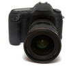 isolated camera with lens