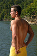 muscular male model