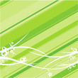 green background