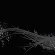illustration background, greyscale