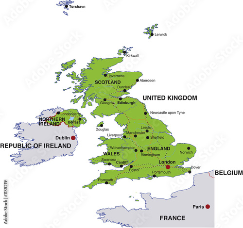 Illustration: großbritannien united kingdom großbritannien united kingdom