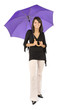 woman with umbrella woman with umbrella