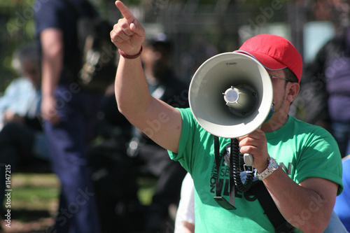 Photo: protester protester