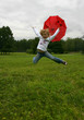 the jumping girl