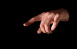 pointing finger