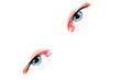 the eyes have it. the eyes have it.