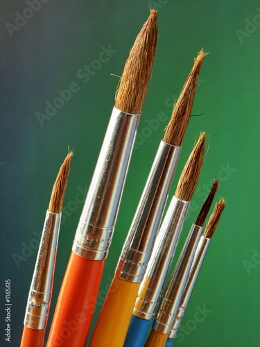 Photo: 5 pinceaux 5 pinceaux
