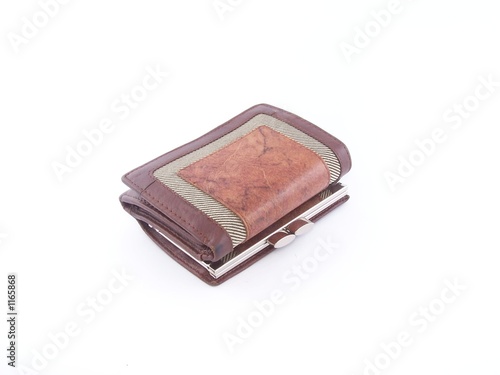 Photo: wallet with coins wallet with coins