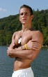 muscular male model