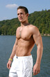 muscular male model