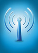 wireless internet and lan symbol