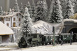 wintermodelllandschaft in spur n