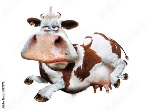 Illustration: vache détourée vache détourée