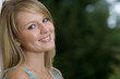 blonde hair blue eyes