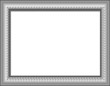 silver frame with clipping path