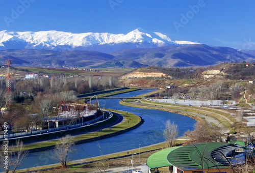 view of river vardar in skopje
