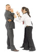 business people quarrel