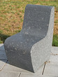 solid chair from stone solid chair from stone