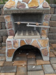 outdoor fireplace from stone outdoor fireplace from stone