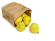 pears in a paper bag