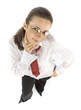 thinking businesswoman