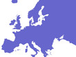 europe on white europe on white