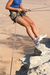 climber in the desert