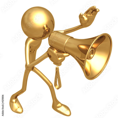 Illustration: megaphone megaphone