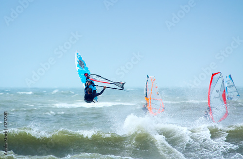 Photo: extreme windsurfing extreme windsurfing
