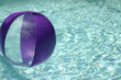 beach ball in pool