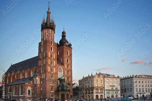 the main square in krakow