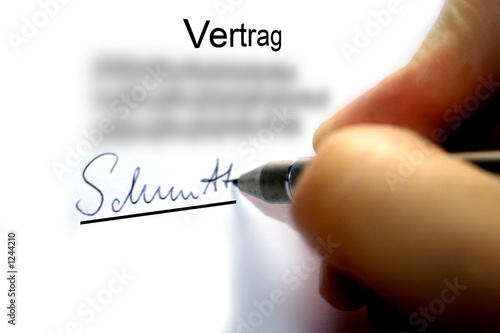 unterschrift