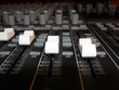 mixing console - channel volume controls