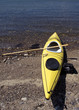 yellow kayak