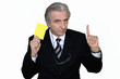 yellow card.