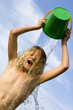 Image : la douche improvis�e