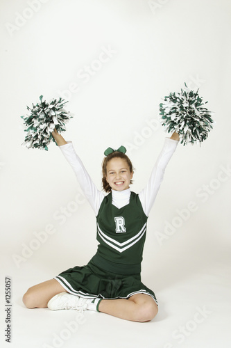 preteen cheerleader