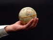 world in his hands