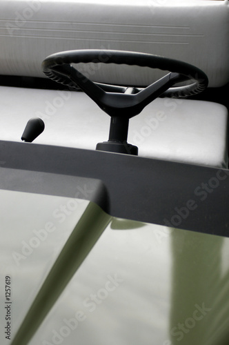 Photo: electric car steering wheel electric car steering wheel