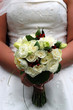 wedding flowers at waist level