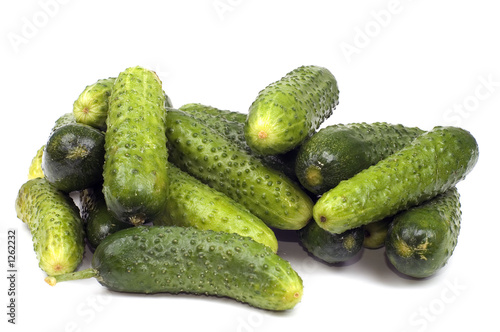 green cucumbers