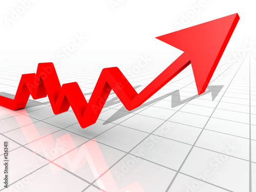 Photo: business graph business graph